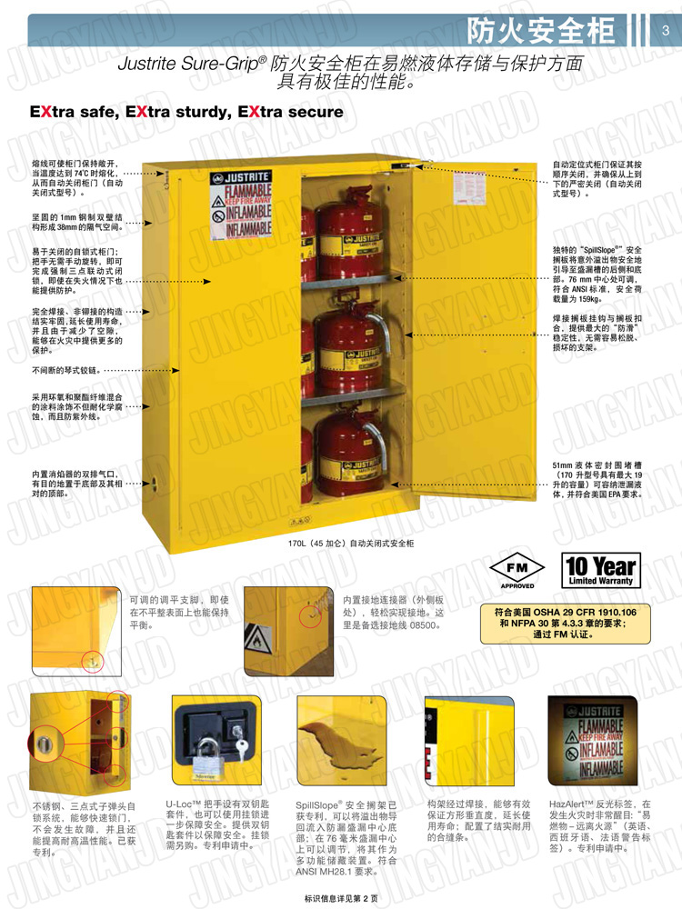 美國(guó)杰斯瑞特，防火安全柜，justrite防火柜，justrite安全柜，防爆柜justrite,8902001,4M9422