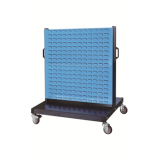 移動型雙面物料架960×640×1156mm(4百葉)，XKM-2204