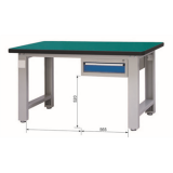 重型工作臺(tái)帶單抽(40mm復(fù)合臺(tái)面)，E-XTG1575+XB10-1TG(G)