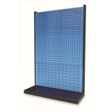 固定型單面物料架960×375×1450mm(2方孔1百葉)，KR-1321